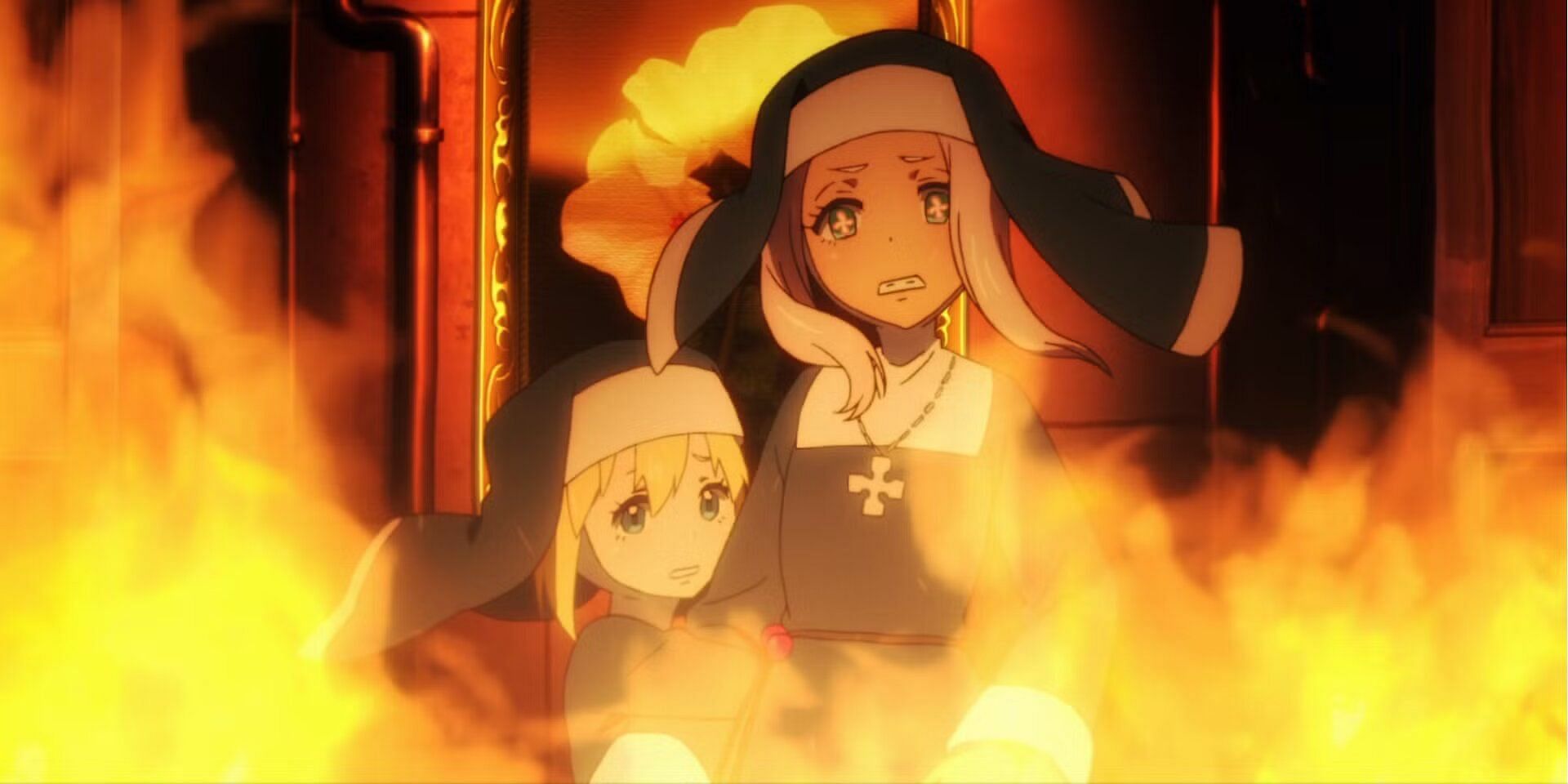 Fire Force season 3 episode 7 finally confirms the truth behind Iris and Hibana's darkest moment (Image via David Production)